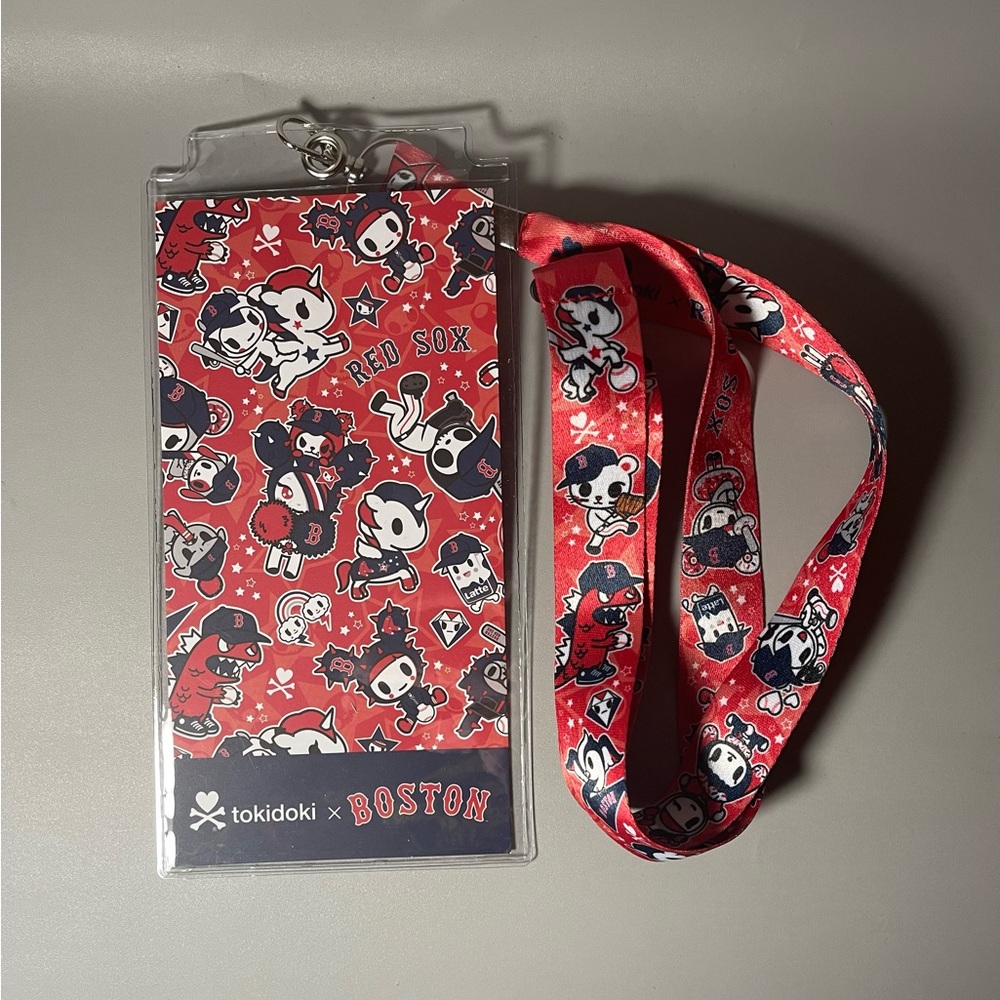 Tokidoki Red Sox Character Lanyard
